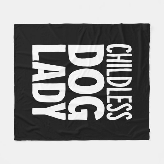 Kinderloze Cat Lady Funny Vote 2024 Fleece Deken (Voorkant (Horizontaal))