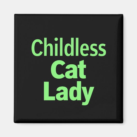 Kinderloze Cat Lady Funny Vote 2024 Magneet (Voorkant)
