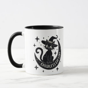 Kinderloze Cat Lady Harris Walz Halloween Pastel Mok