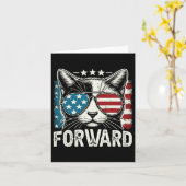 Kinderloze Cat Lady Kamala Harris Forward 2024 Ele Kaart (Gele Bloem)