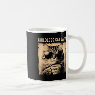 Kinderloze Cat Lady - Koffiekat Kamala 202 Koffiemok