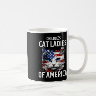 Kinderloze Cat Lady of America Kamala Harris 2024 Koffiemok