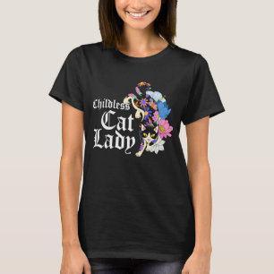 Kinderloze Cat Lady Shirt, Politieke Democraat T-shirt