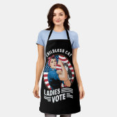 Kinderloze Cat Lady Stem Rosie de Rivete Schort (Gedragen)