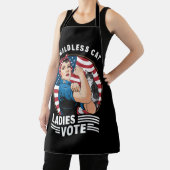 Kinderloze Cat Lady Stem Rosie de Rivete Schort (Insitu)