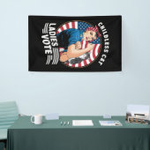 Kinderloze Cat Lady Stem  Rosie de Rivete Spandoek (Beurs)