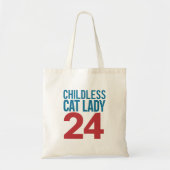 Kinderloze Cat Lady Stemverkiezing 2024 Verenigde  Tote Bag (Voorkant)