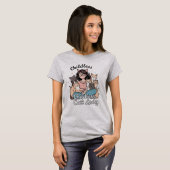 Kinderloze Cat Lady T-shirt voor dames (Voorkant volledig)