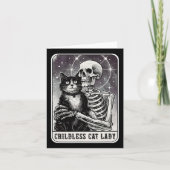 Kinderloze Cat Lady  Tarot Kaart (Voorkant)