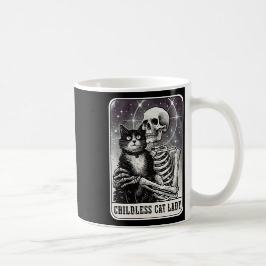 Kinderloze Cat Lady  Tarot Koffiemok (Rechts)