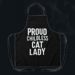 Kinderloze Cat Lady voor Cat Mom Vrouwen Cat Lady Schort<br><div class="desc">Kinderloze Cat Lady voor Cat Mom Vrouwen Cat Lady</div>