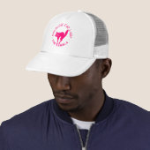 Kinderloze Cat Lady voor kamala grappige hete roze Trucker Pet (In situ)