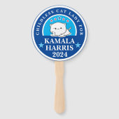 Kinderloze Cat Lady voor Kamala Harris Handwaaier (Voorkant)