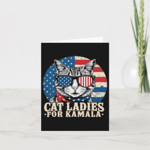 Kinderloze Cat Lady voor Kamala Harris Kaart