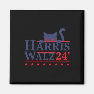 Kinderloze Cat Lady voor Kamala Harris Tim Wheimer Magneet