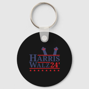 Kinderloze Cat Lady voor Kamala Harris Tim Wheimer Sleutelhanger
