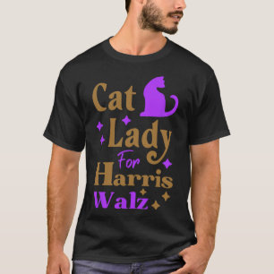 Kinderloze Cat Lady voor Kamala Harris Tim Wheimer T-shirt