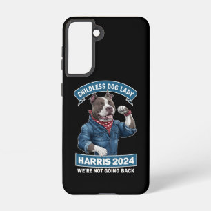 Kinderloze Dog Lady stemt Kamala-verkiezing 2024 Samsung Galaxy Hoesje