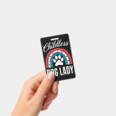 Kinderloze Dog Lady Verkiezingsstem 2024 Rainbow U Badge (Handheld)