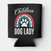 Kinderloze Dog Lady Verkiezingsstem 2024 Rainbow U Blikjeskoeler (Voorkant)