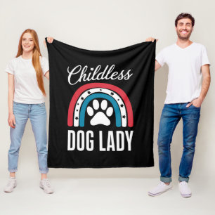 Kinderloze Dog Lady Verkiezingsstem 2024 Rainbow U Fleece Deken