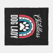 Kinderloze Dog Lady Verkiezingsstem 2024 Rainbow U Fleece Deken (Voorkant (Horizontaal))