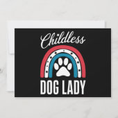 Kinderloze Dog Lady Verkiezingsstem 2024 Rainbow U Kaart (Voorkant)