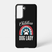 Kinderloze Dog Lady Verkiezingsstem 2024 Rainbow U Samsung Galaxy Hoesje (Achterkant)