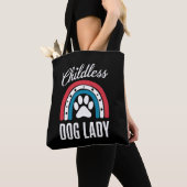 Kinderloze Dog Lady Verkiezingsstem 2024 Rainbow U Tote Bag (Dichtbij)
