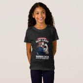 Kinderloze hond Lady stemt Kamala Verkiezingen 202 T-shirt (Voorkant volledig)