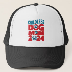 Kinderloze Hond Moeder Hond Dame Stemmende Patriot Trucker Pet
