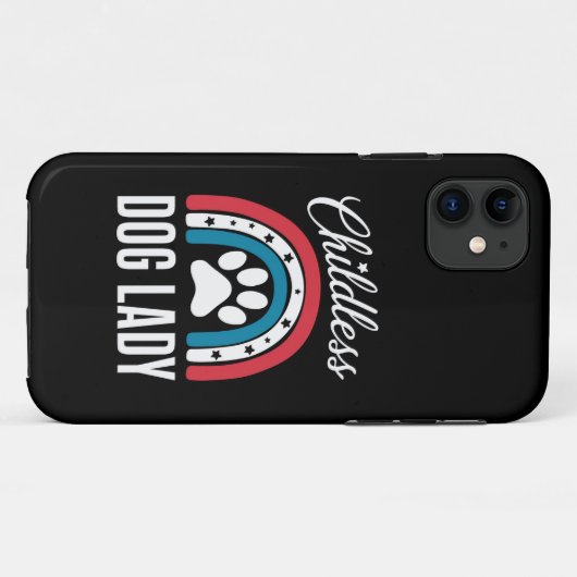 Kinderloze Hondendame Verkiezingsstem 2024 Regenbo Case-Mate iPhone Case (Achterkant (horizontaal))