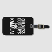 Kinderloze hondenjongens voor Kamala 2024 Stem Har Bagagelabel (Voorkant (horizontaal))