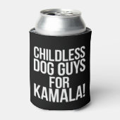 Kinderloze hondenjongens voor Kamala 2024 Stem Har Blikjeskoeler (Blikje Voorkant)