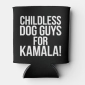 Kinderloze hondenjongens voor Kamala 2024 Stem Har Blikjeskoeler (Voorkant)