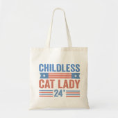 Kinderloze Kat Dame 2024 Tote Bag (Voorkant)