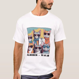 Kinderloze kat dame kinderloze kat dames voor Kama T-shirt