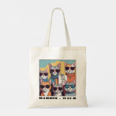 Kinderloze kat dame kinderloze kat dames voor Kama Tote Bag (Achterkant)