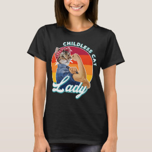 kinderloze kat dame t-shirt