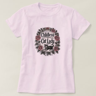 kinderloze kat dame t-shirt