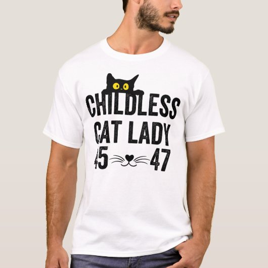 kinderloze kat dame t-shirt (Voorkant)