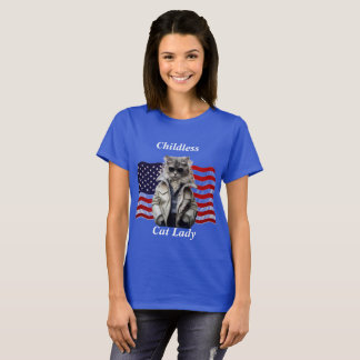 kinderloze kat dame t-shirt