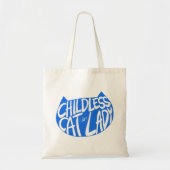 kinderloze kat dame tote bag (Voorkant)