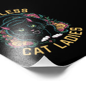 Kinderloze Kat Dames 2024 Feminist Foto Afdruk (Hoek)