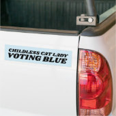 KINDERLOZE KAT DAMES KAMALA BUMPERSTICKER (Op Truck)