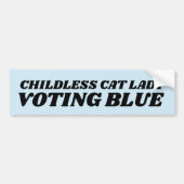 KINDERLOZE KAT DAMES KAMALA BUMPERSTICKER (Voorkant)