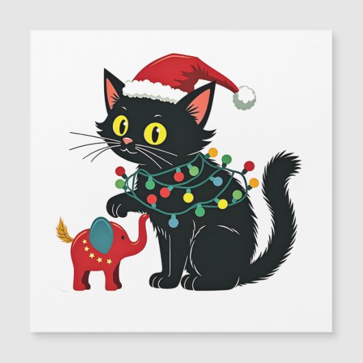 Kinderloze Kat Dames Kerstmis Kamala Trump (Voorkant)
