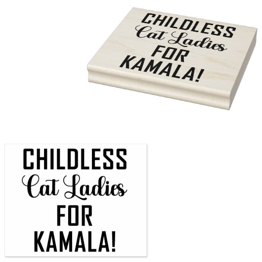 KINDERLOZE KAT DAMES... RUBBERSTEMPEL (Gestempeld)