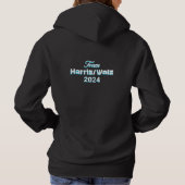 Kinderloze kat dames stemmen ook! Harris Walz 2024 Hoodie (Achterkant)