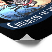 Kinderloze kat dames stemmen Rosie de Riveter Elec Poster (Hoek)